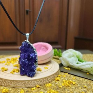 colgante drusa amatista x unidad