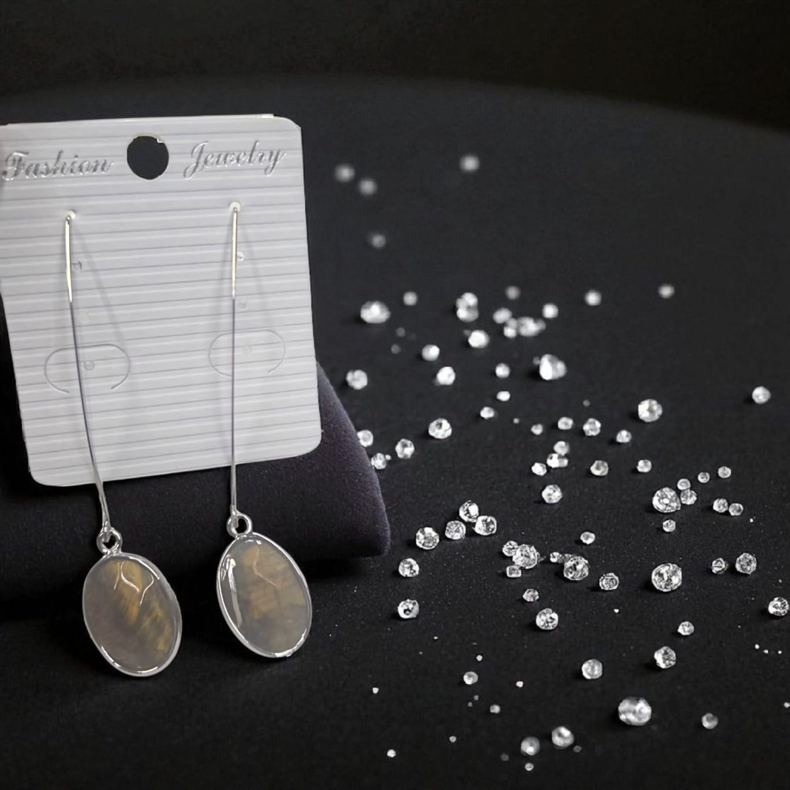 aros piedra natural ojo de tigre aros piedra natural ojo de tigre