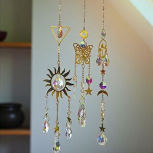 moviles de cristal atrapasol decoracion hogar diseños varios