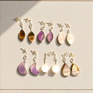 pulsera mostacilla piedras naturales faceteadas 3mm diseños varios