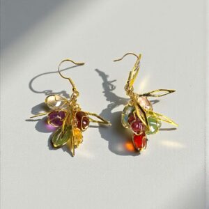 pulsera mostacilla piedras naturales faceteadas 3mm diseños varios