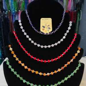 Inicio `collares de piedras con mostacilla miyuki